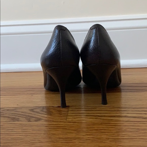 COACH Amy Tumbld Kidskin heels - Picture 4 of 8